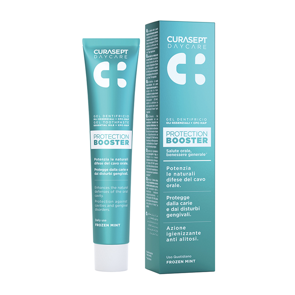 CURASEPT Паста зубная, ледяная мята / CURASEPT DAYCARE BOOSTER Frozen Mint 75 мл, фото 2