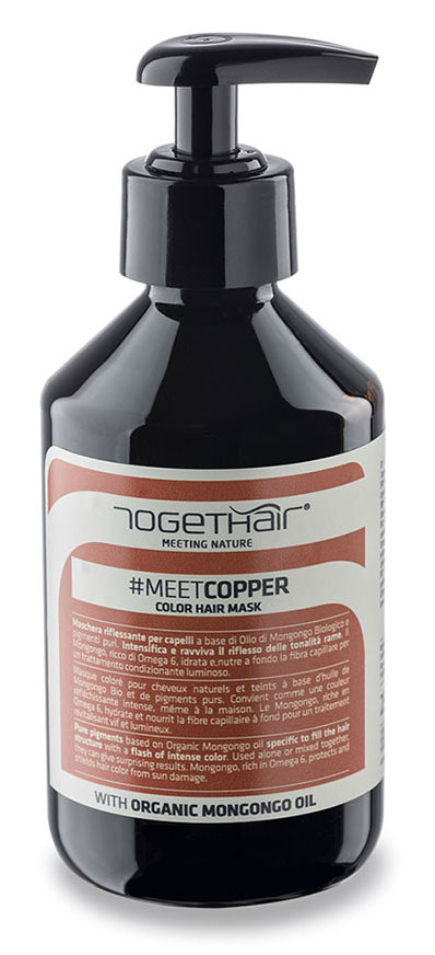 TOGETHAIR Маска оттеночная для волос, медь / MEETCOPPER Color Hair Mask 250 мл