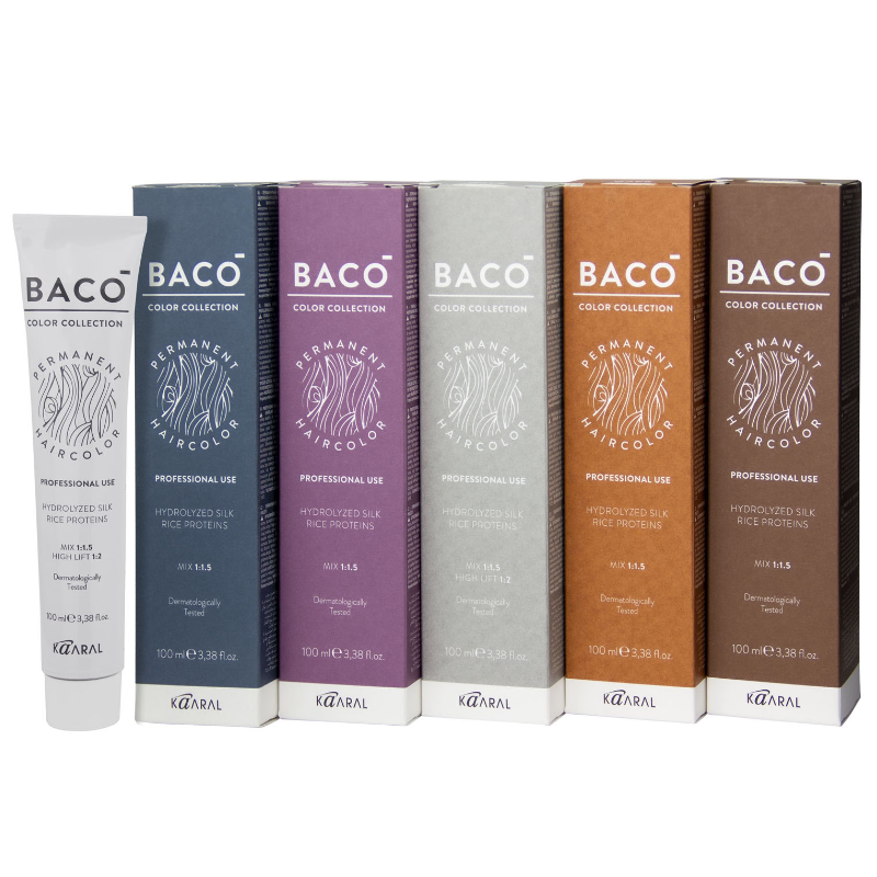 KAARAL 6.00 краска для волос, темный блондин интенсивный / Baco COLOR 100 мл, фото 6