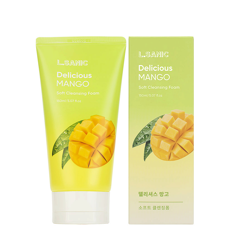 L.SANIC Пенка для умывания очищающая с экстрактом манго / L.Sanic 150 мл, фото 2