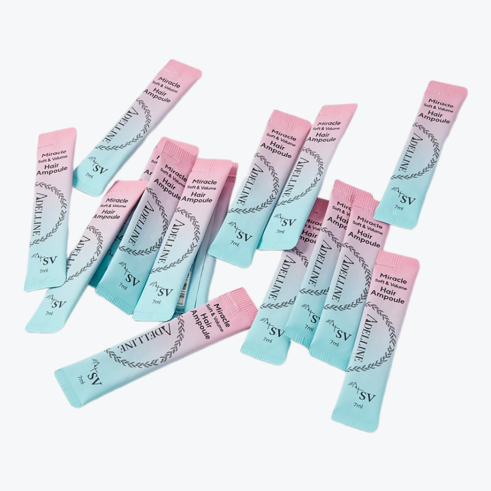 ADELLINE Филлер-маска ампульная восстанавливающая для волос / Adelline Miracle Soft & Volume Hair Ampoule 15*7 мл, фото 4