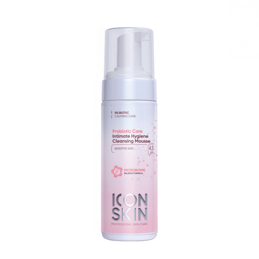 ICON SKIN Мусс для интимной гигиены / Re: Biom Probiotic Care 175 мл icon skin успокаивающий крем с комплексом пре и пробиотиков sensicare 30