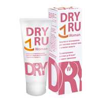 DRY RU Средство от потоотделения для всех типов женской кожи с ароматом свежести / Dry RU Woman 50 мл, фото 1