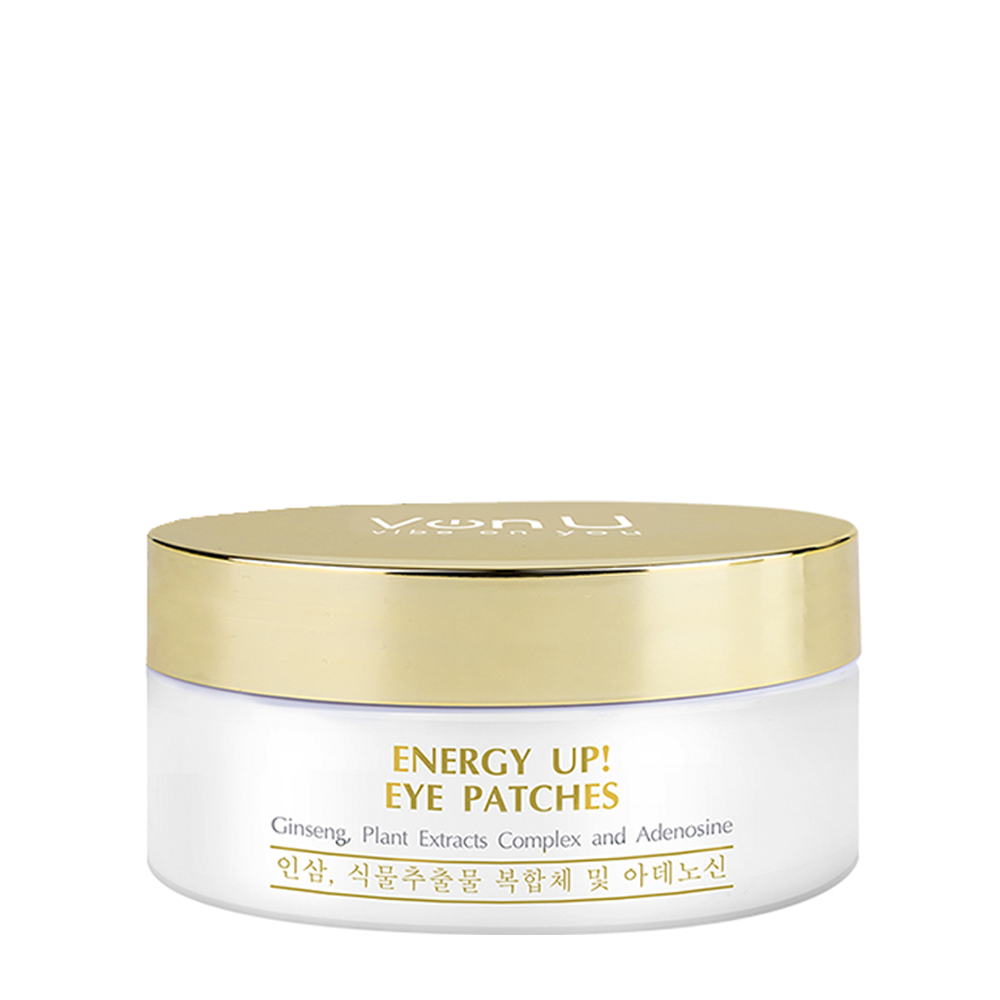 VON-U Лифтинг-патчи тонизирующие для глаз / Von-U ENERGY UP! EYE PATCHES 60 шт, фото 1