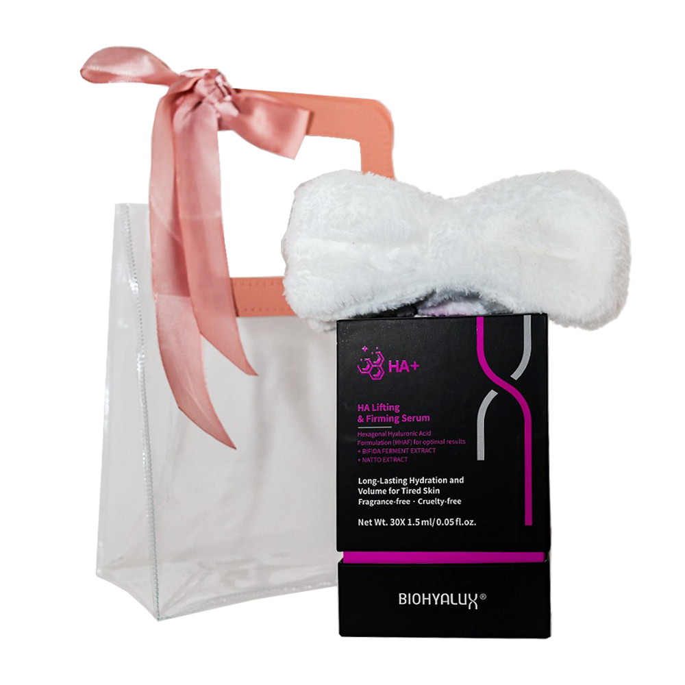 BIOHYALUX Набор подарочный Шёлковый лифтинг (сыворотка 30*1,5 мл + повязка косметическая) BIOHYALUX, фото 1