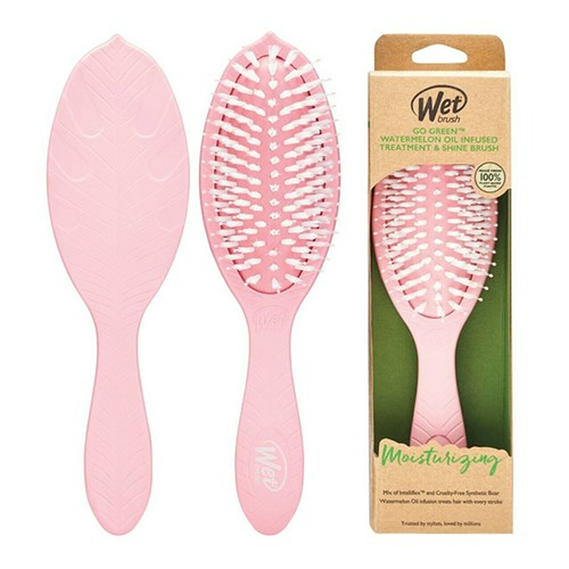 WET BRUSH Щетка-эко для спутанных волос с маслом арбуза / GO GREEN TREATMENT AND SHINE - WATERMELON OIL, фото 4