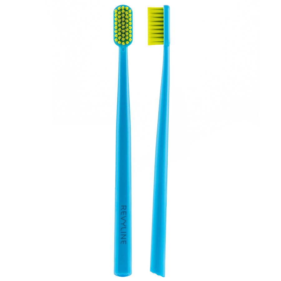 REVYLINE Щётка зубная, голубая с салатовой щетиной / SM6000 Smart, фото 3