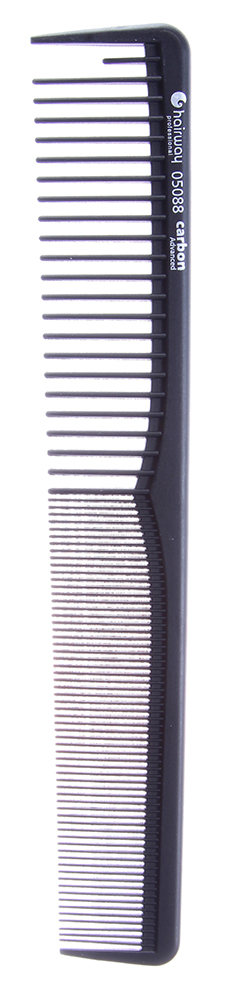 HAIRWAY Расческа Carbon Advance комбинированная 180 мм hairway расческа excellence комбинированная 180 мм