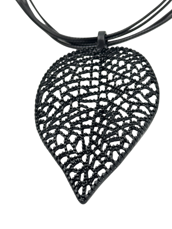 IWOU PROFESSIONAL Подвеска Кружевной лист черный, фото 3