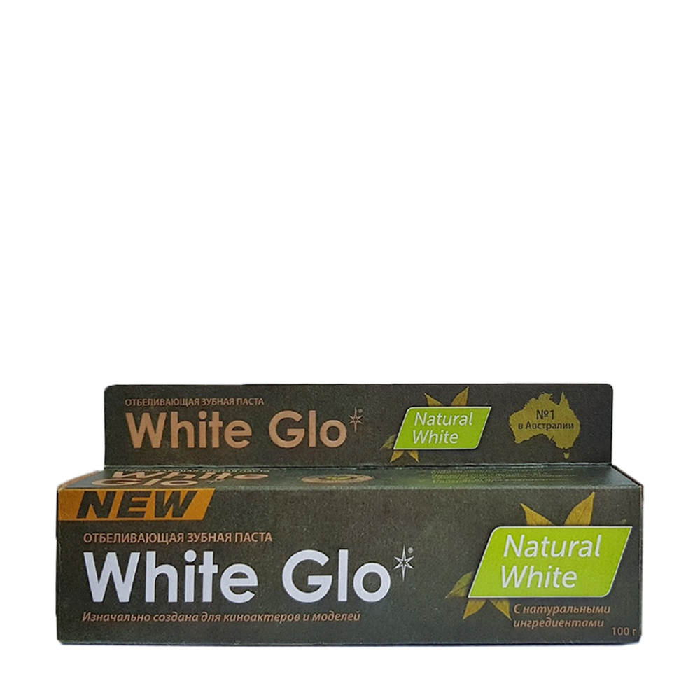 WHITE GLO Паста зубная отбеливающая натуральная белизна / White Glo 100 гр, фото 3