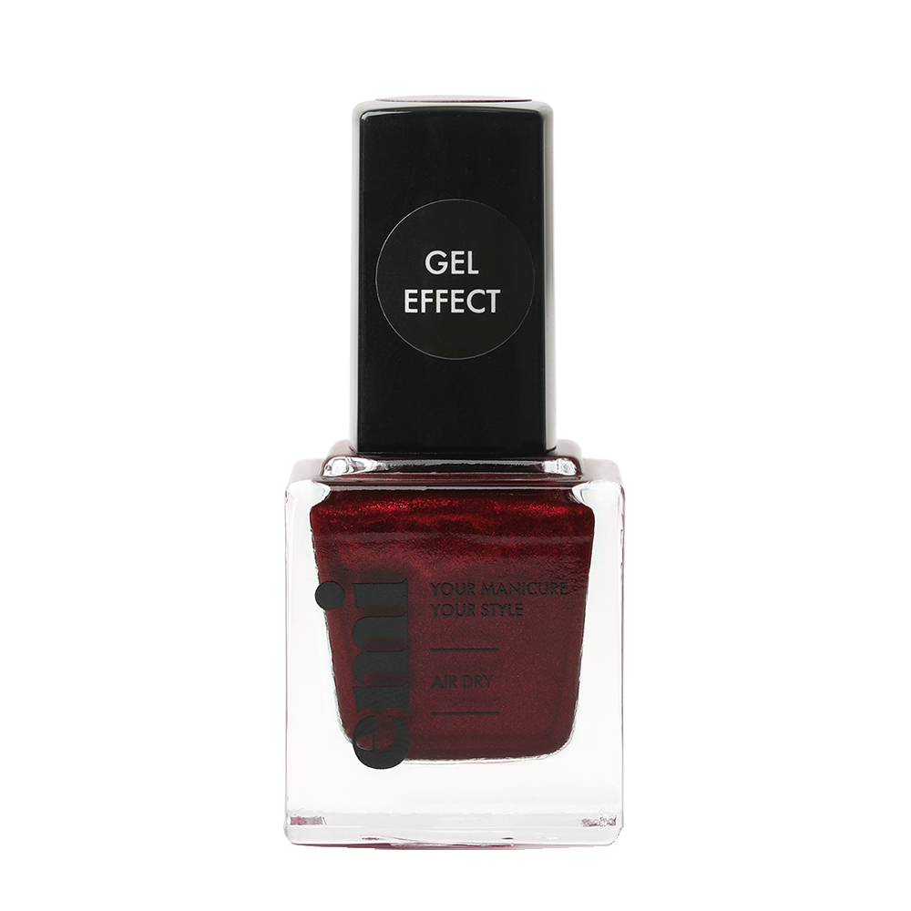 E.MI 123 лак ультрастойкий для ногтей, Страстная вишня / Gel Effect 9 мл ультрастойкий лак gel effect роковая сиена 176 9 мл