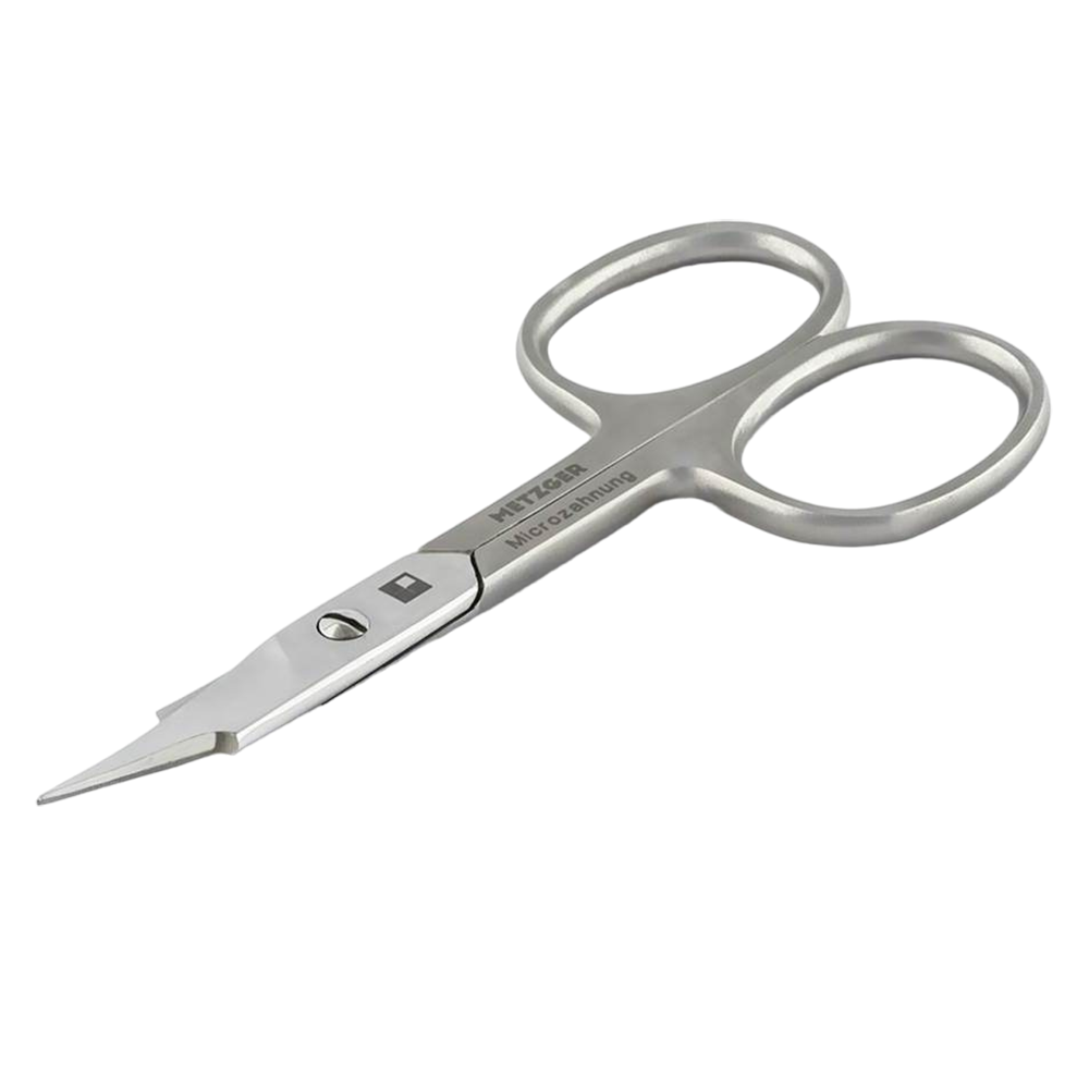 METZGER Ножницы для ногтей NS-795-M (CVD), изогнутые с насечкой metzger ножницы для носа cn 300 s st 10 см