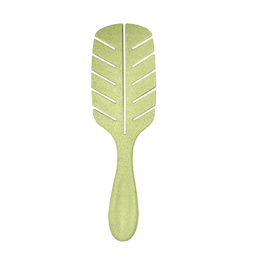 SOLOMEYA Био-расческа массажная для волос мини, зеленая / Scalp Massage Bio Hair Brush mini Green, фото 2