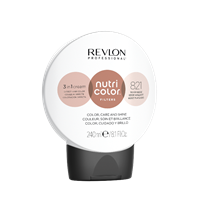 REVLON PROFESSIONAL 821 крем-краска для волос без аммиака, серебристо-бежевый / Nutri Color Filters 240 мл, фото 1
