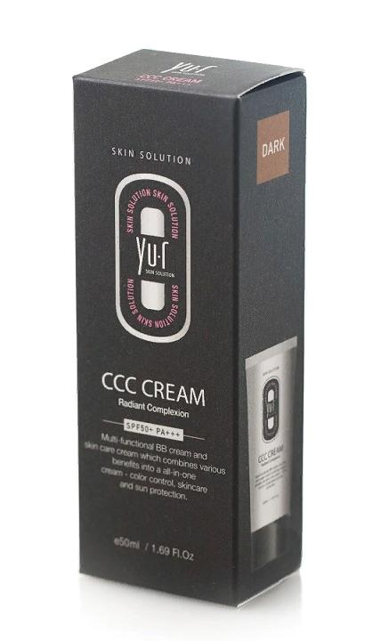 YU.R Крем корректирующий для лица, темный / CCC Cream dark 50 мл yllozure тональное средство cream matt