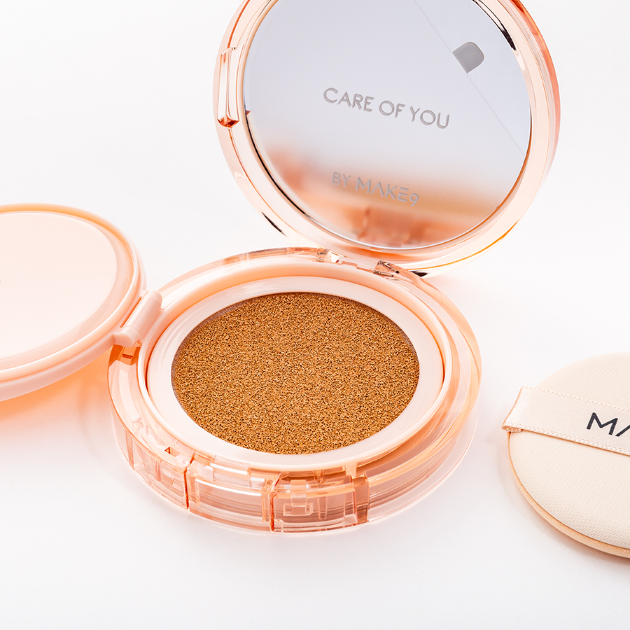 MAKE9 Кушон тонирующий для лица с SPF 36, бежевый / CUSHIN NUDE AND BEIGE COLOR 13 гр, фото 3