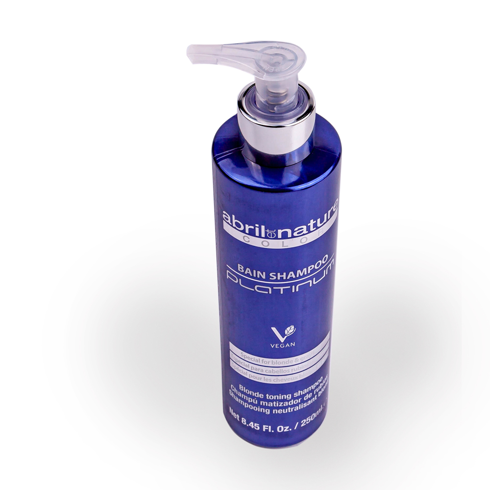 ABRIL ET NATURE Шампунь для нейтрализации желтых оттенков / Bain Shampoo Platinum 250 мл, фото 4