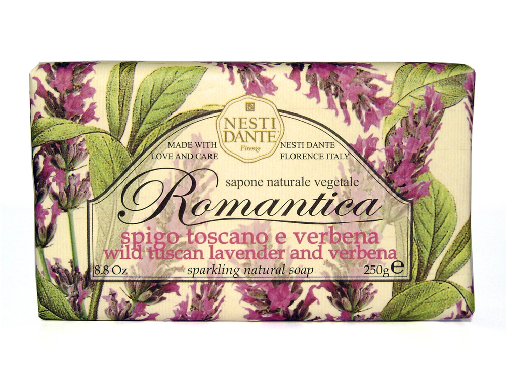 NESTI DANTE Мыло Тосканская лаванда и вербена / Romantica 250 г nesti dante мыло romantica tuscan wisteria