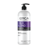 Шампунь с фиолетовым пигментом / Cold Blond 1000 мл, EPICA PROFESSIONAL