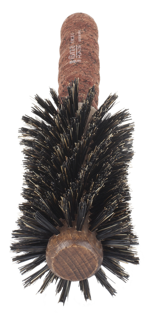 IBIZA HAIR Щетка вогнутая для укладки волос, диаметр 65 мм (красное пробковое дерево), фото 2