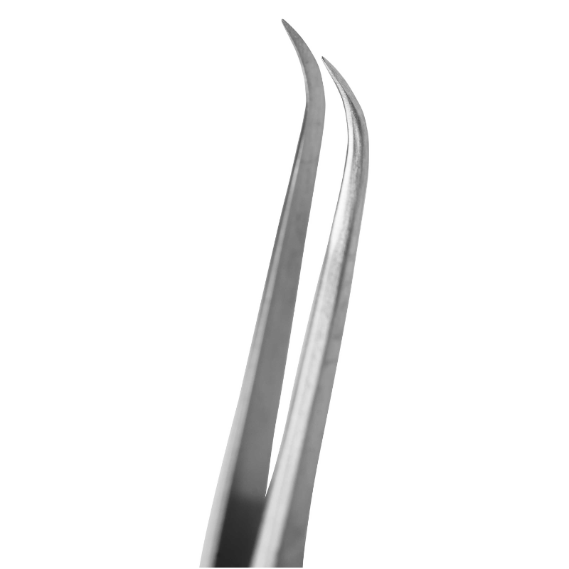 NIPPON NIPPERS Пинцет для наращивания ресниц, изогнутый, длина 125 мм, фото 2