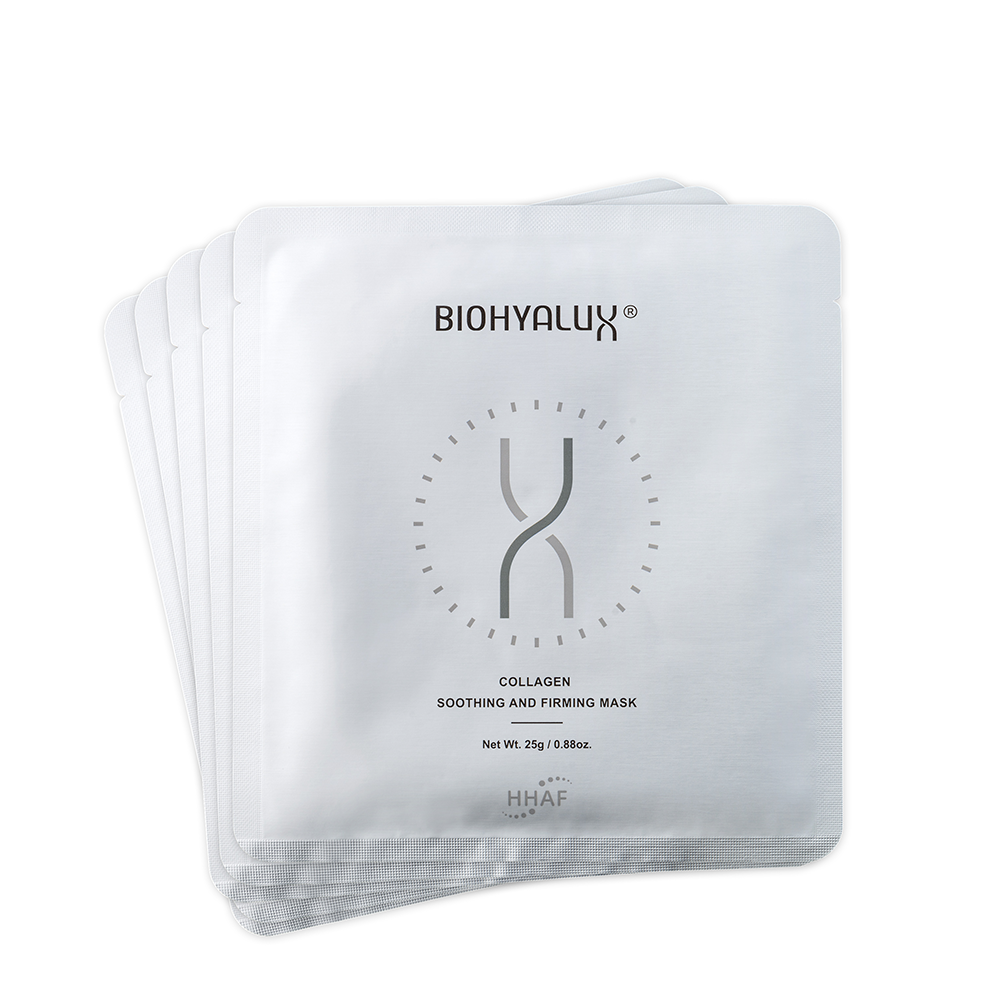 BIOHYALUX Маска с лифтинг-эффектом для восстановления с коллагеном / Biohyalux Collagen Soothing And Firming Mask 5*25 гр, фото 3