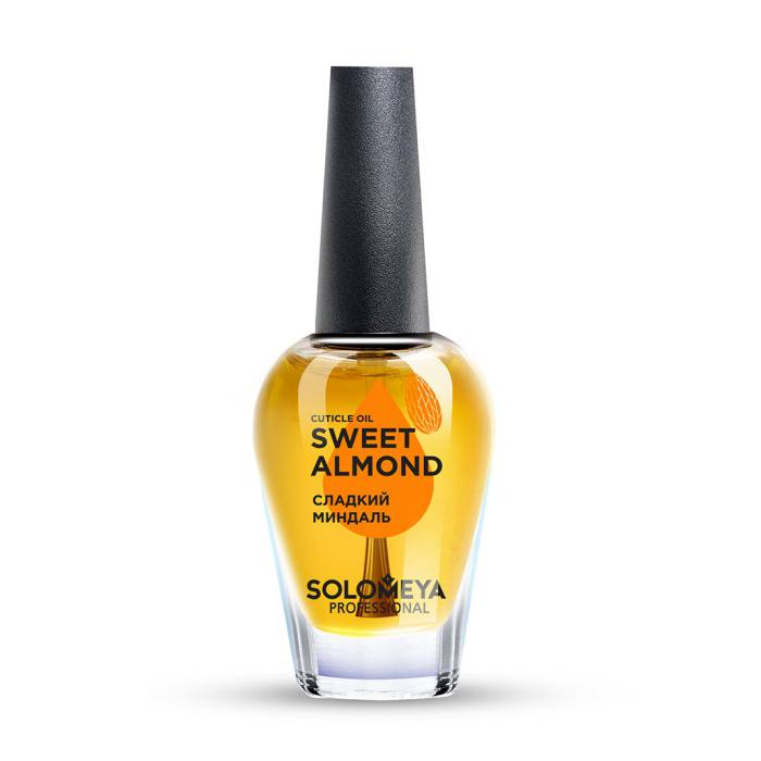 SOLOMEYA Масло с витаминами для кутикулы и ногтей Сладкий миндаль / Cuticle Oil Sweet Almond 9 мл