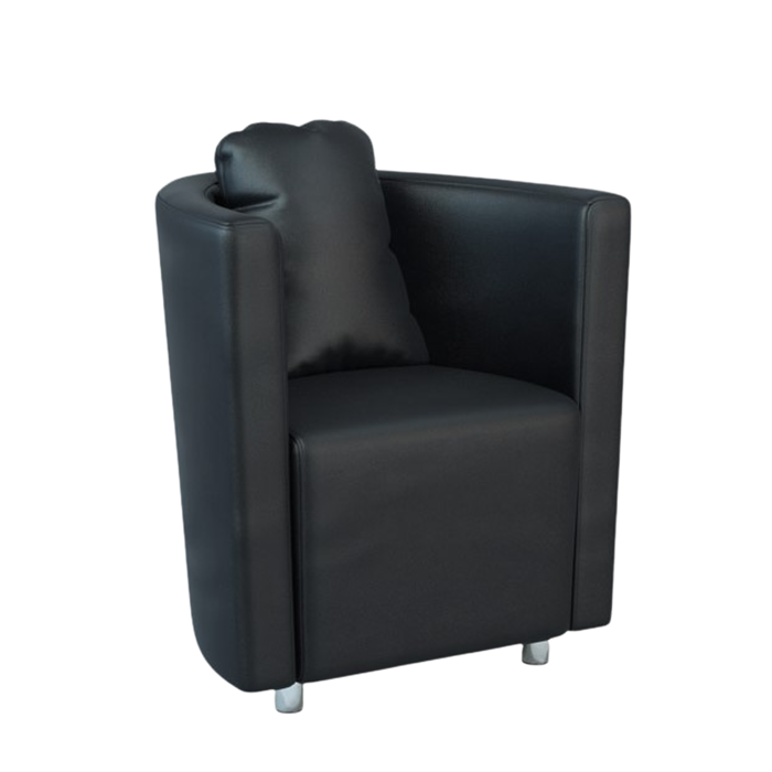 MANZANO Кресло для ожидания, цвет черный / Rumba