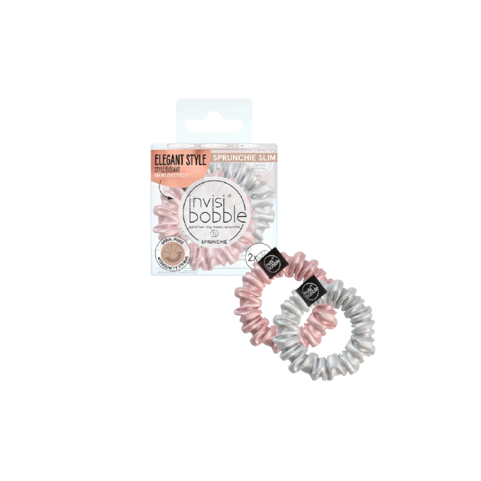 INVISIBOBBLE Резинка-браслет для волос / Invisibobble Sprunchie SLIM Bella Chrome браслет вдохновение внутри серебро