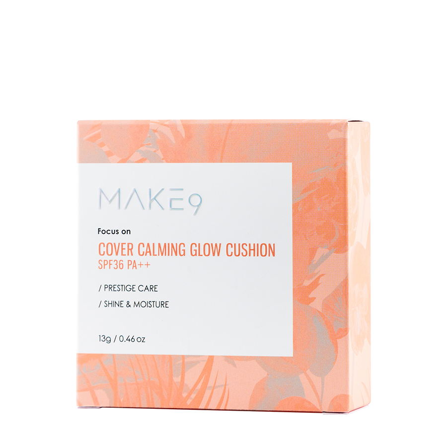 MAKE9 Кушон тонирующий для лица с SPF 36, бежевый / CUSHIN NUDE AND BEIGE COLOR 13 гр, фото 4