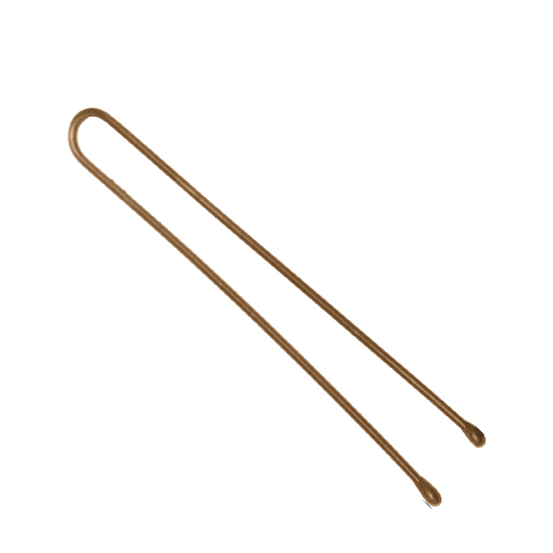 DEWAL PROFESSIONAL Шпильки коричневые, прямые 60 мм, 24 шт/уп (на блистере) модные девчонки прически с наклейками м рн мд 6