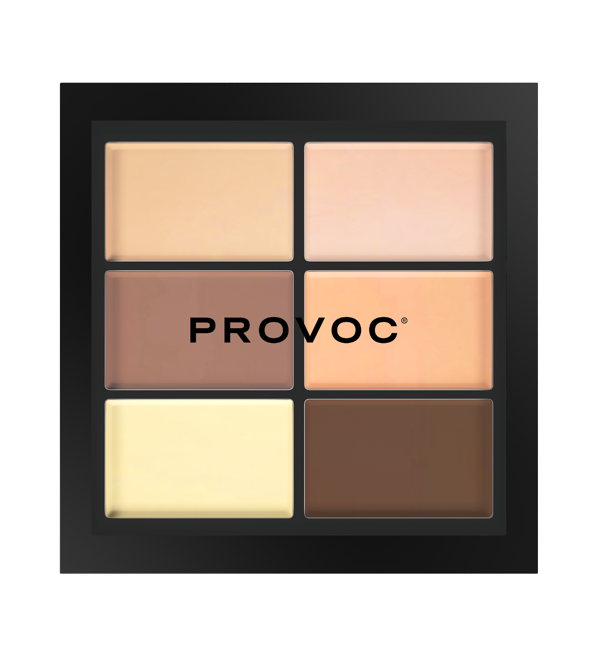 PROVOC Палетка для коррекции лица, кремовая текстура / Medium Light CONCEAL Correct Contour CCC4