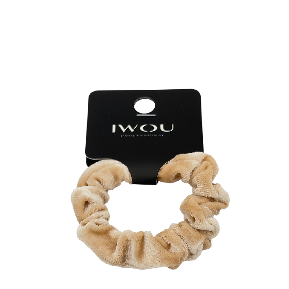 IWOU PROFESSIONAL Резинка для волос Каракуль латте 1шт, фото 1