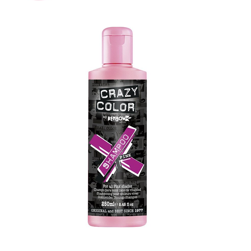 CRAZY COLOR Шампунь для всех оттенков розового / Vibrant Color Shampoo Pink 250 мл 002423 - фото 1