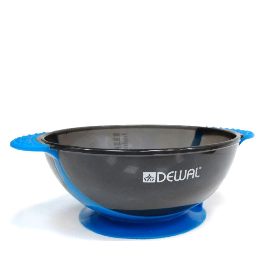 DEWAL PROFESSIONAL Чаша для краски с двумя ручками, с прорезиненной вставкой (синяя) 300 мл, фото 2