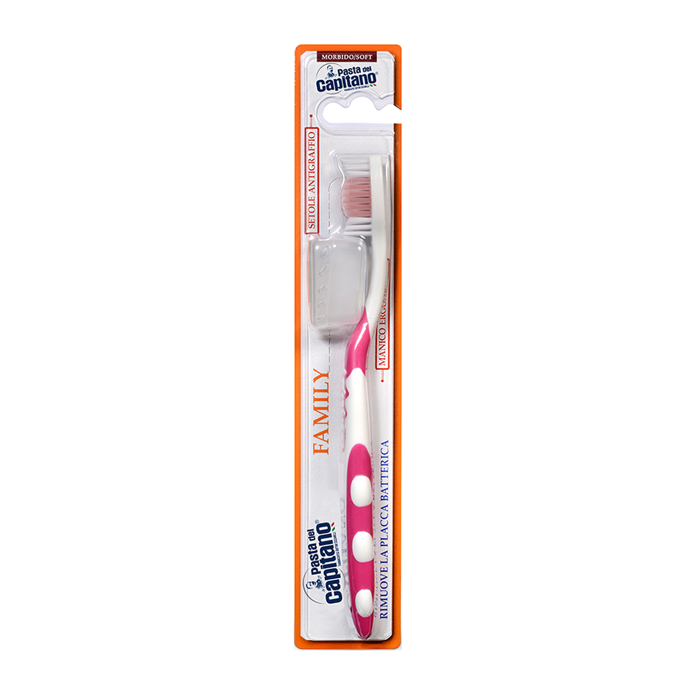 PASTA DEL CAPITANO Щетка зубная для всей семьи, мягкая / Family Soft 1 шт зубная щетка pasta del capitano 1960 toothbrush