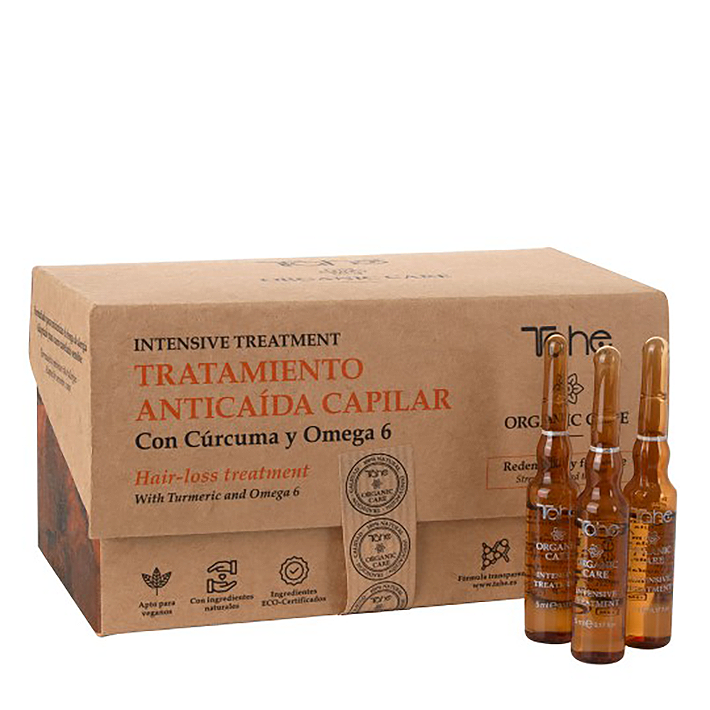 TAHE Средство против выпадения волос / INTENSIVE TREATMENT BIO ORGANIC CARE 15*5 мл, фото 1
