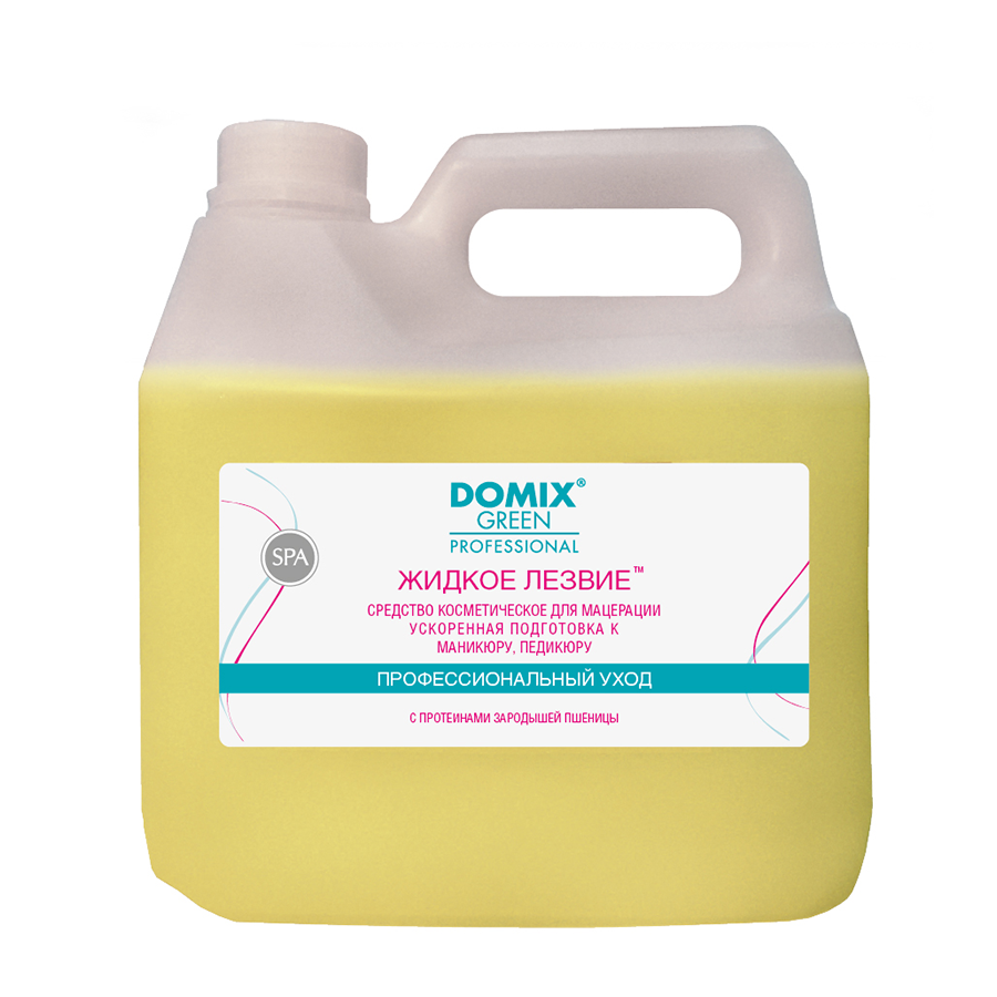 DOMIX Средство для ускоренной подготовки к маникюру и педикюр Жидкое лезвие / DGP 3000 мл, фото 3