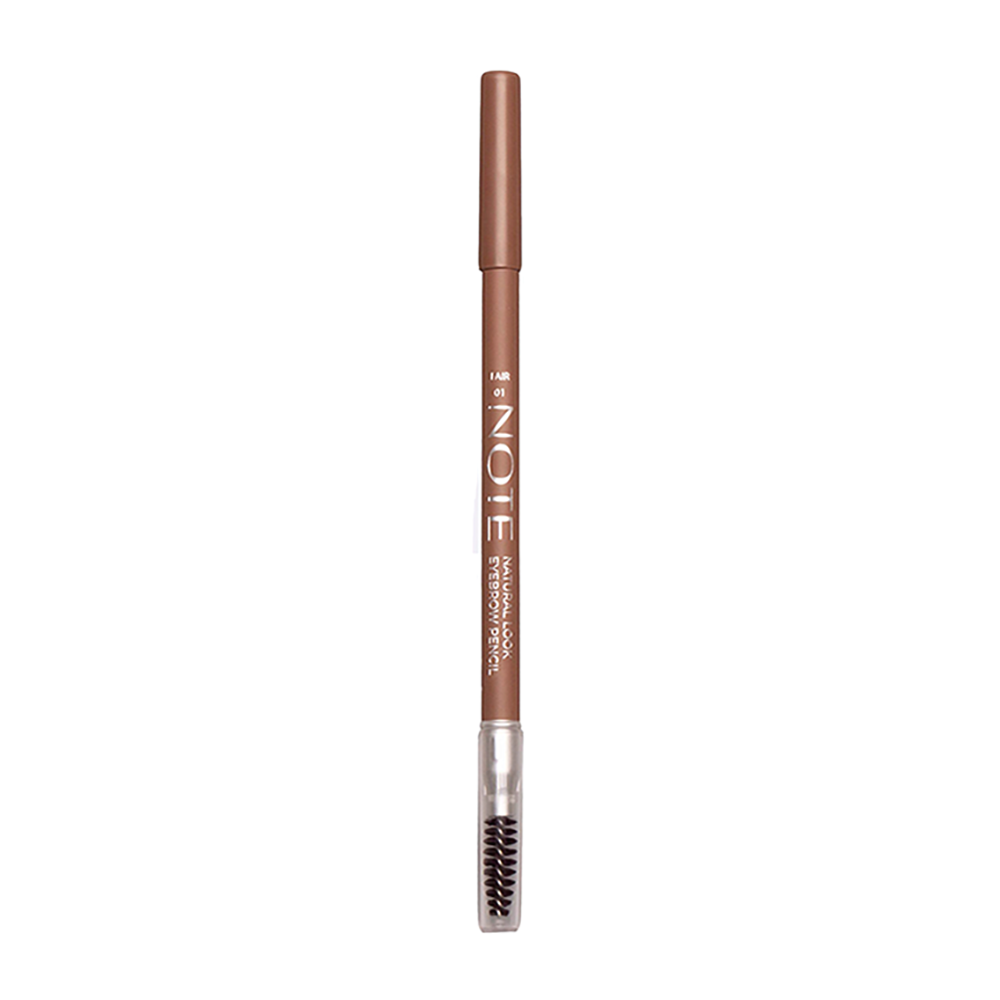 NOTE Карандаш для бровей Открытый взгляд 01 / NATURAL LOOK EYEBROW PENCIL 1,1 гр