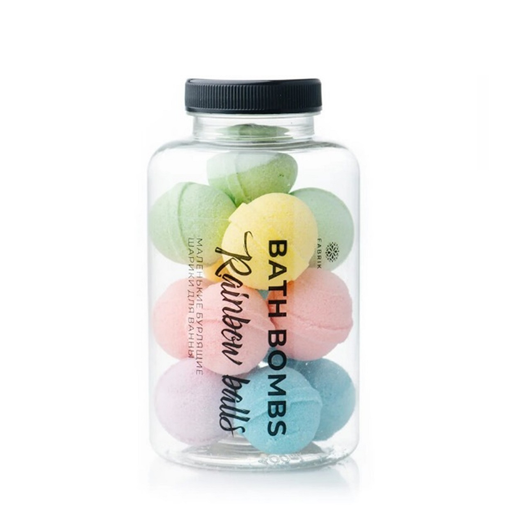 

FABRIK COSMETOLOGY Шарики для ванны бурлящие маленькие / Rainbow balls 230 гр
