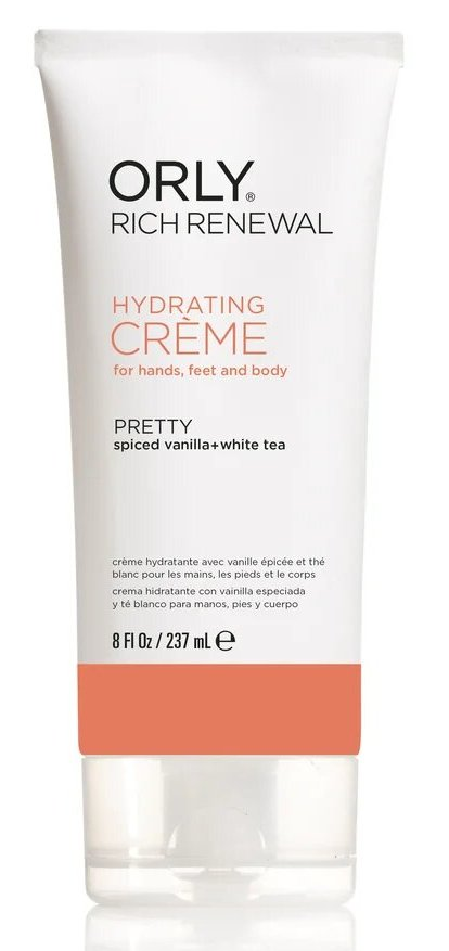 ORLY Крем восстанавливающий с ароматом ванили и белого чая для рук, ног и тела / Rich Renewal Lotion Pretty 237 мл, фото 1