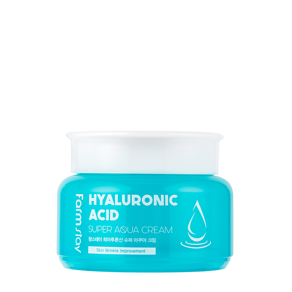 FARMSTAY Крем интенсивно увлажняющий для лица с гиалуроновой кислотой / Hyaluronic Acid Super Aqua Cream 100 мл, фото 1