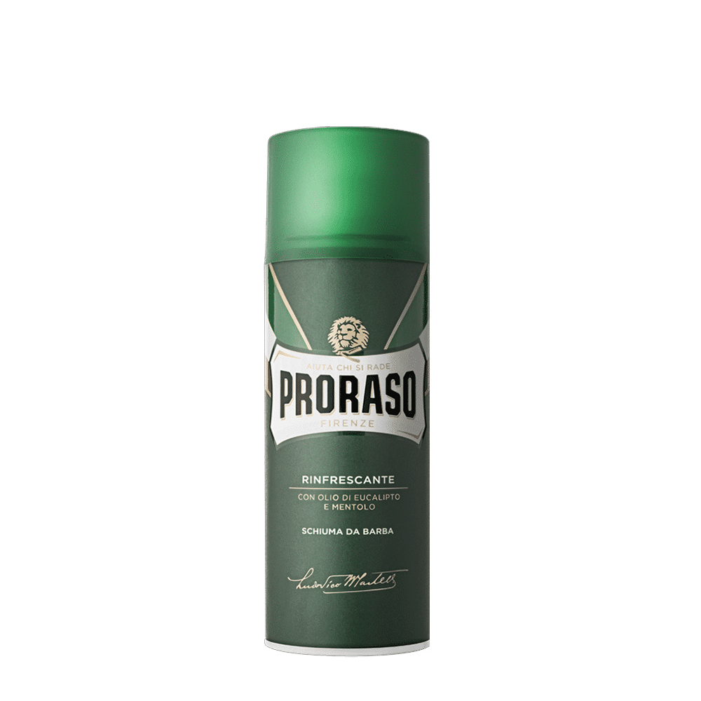 PRORASO Пена освежающая для бритья с маслом эвкалипта и ментолом 50 мл proraso пена для бритья для чувствительной кожи с зеленым чаем и овсом 50 мл