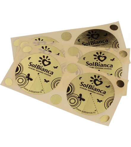 SOLBIANCA Стикини на грудь d 43 мм 1 пара наклейки на подарки для самых любимых 9 × 16 см