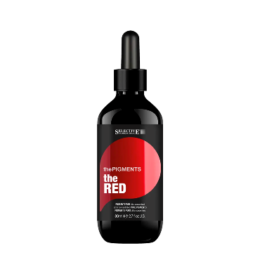 SELECTIVE PROFESSIONAL Пигмент чистый ультраконцентрированный для окрашивания волос, красный / thePIGMENTS RED 80 мл
