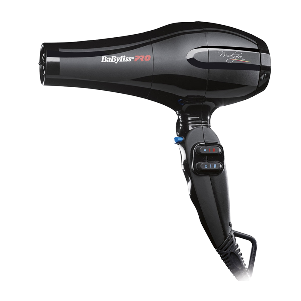 

BABYLISS PRO Фен BaByliss Pro Prodigio, ионизация, 2 насадки, 2300Вт