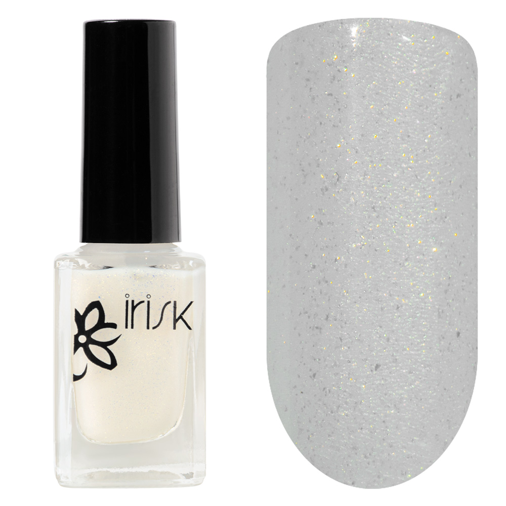 IRISK PROFESSIONAL Укрепитель ногтей с протеином жемчуга, 005 белый с шиммером / IRISK 8 мл, фото 2