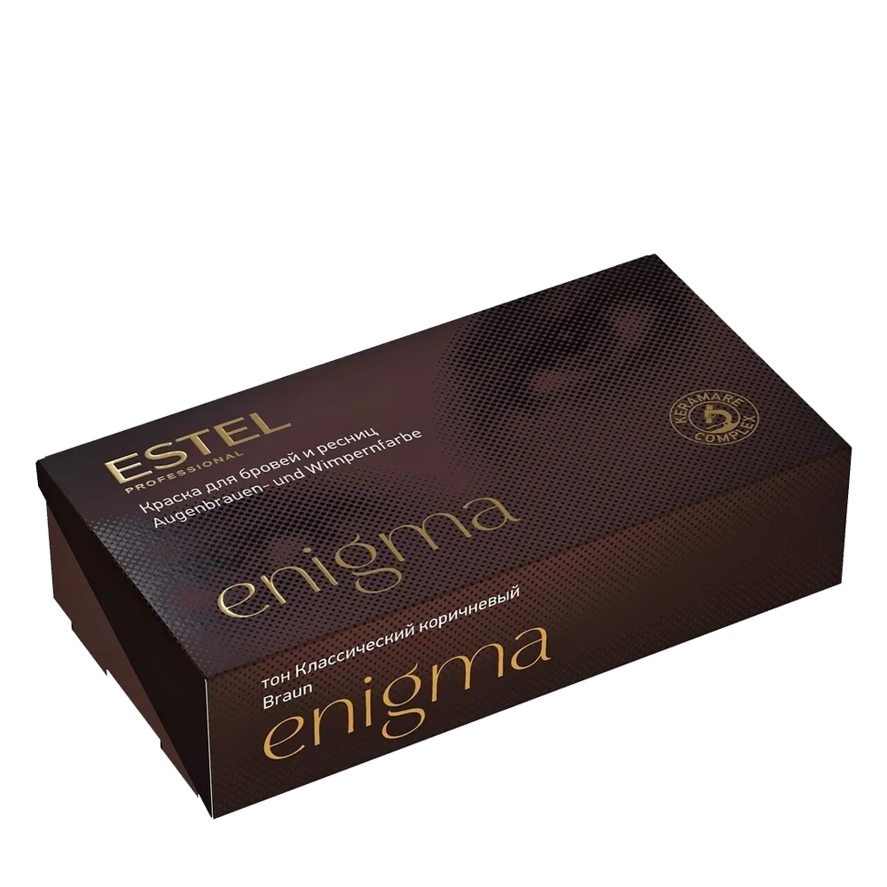 ESTEL PROFESSIONAL Краска для бровей и ресниц, классический коричневый / Enigma краска для бровей и ресниц enigma en7 7 бордовый 1 шт