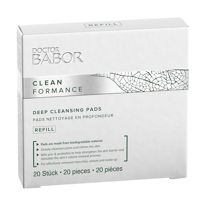 BABOR Диски для глубокого очищения кожи CLEANFORMANCE (сменный блок) / Deep Cleansing Pads Re-Fill 20 шт бизорюк детское мыло для нежной кожи 100 0