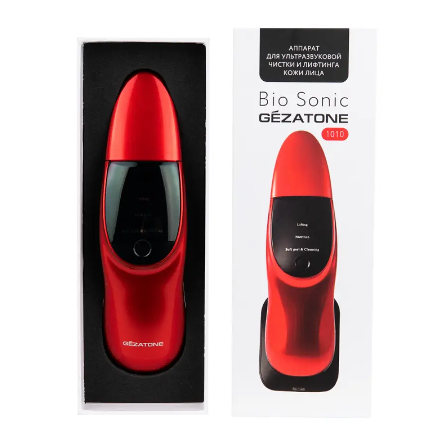 GEZATONE Прибор ультразвуковой для ухода за кожей лица Bio Sonic 1010, фото 4
